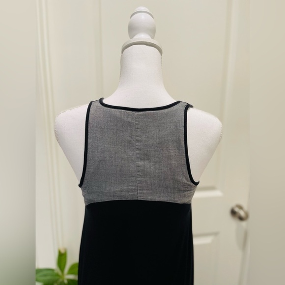 Vince Chambray Back Maxi Dress Black XS - Picture 4 of 5